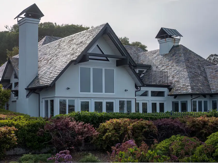 Estate slate roof restoration in Saddle River, NJ